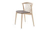 newood chair with upholstered seat - 2
