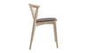 newood chair with upholstered seat - 3