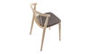 newood chair with upholstered seat - 4