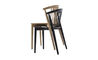 newood chair with wood seat - 3