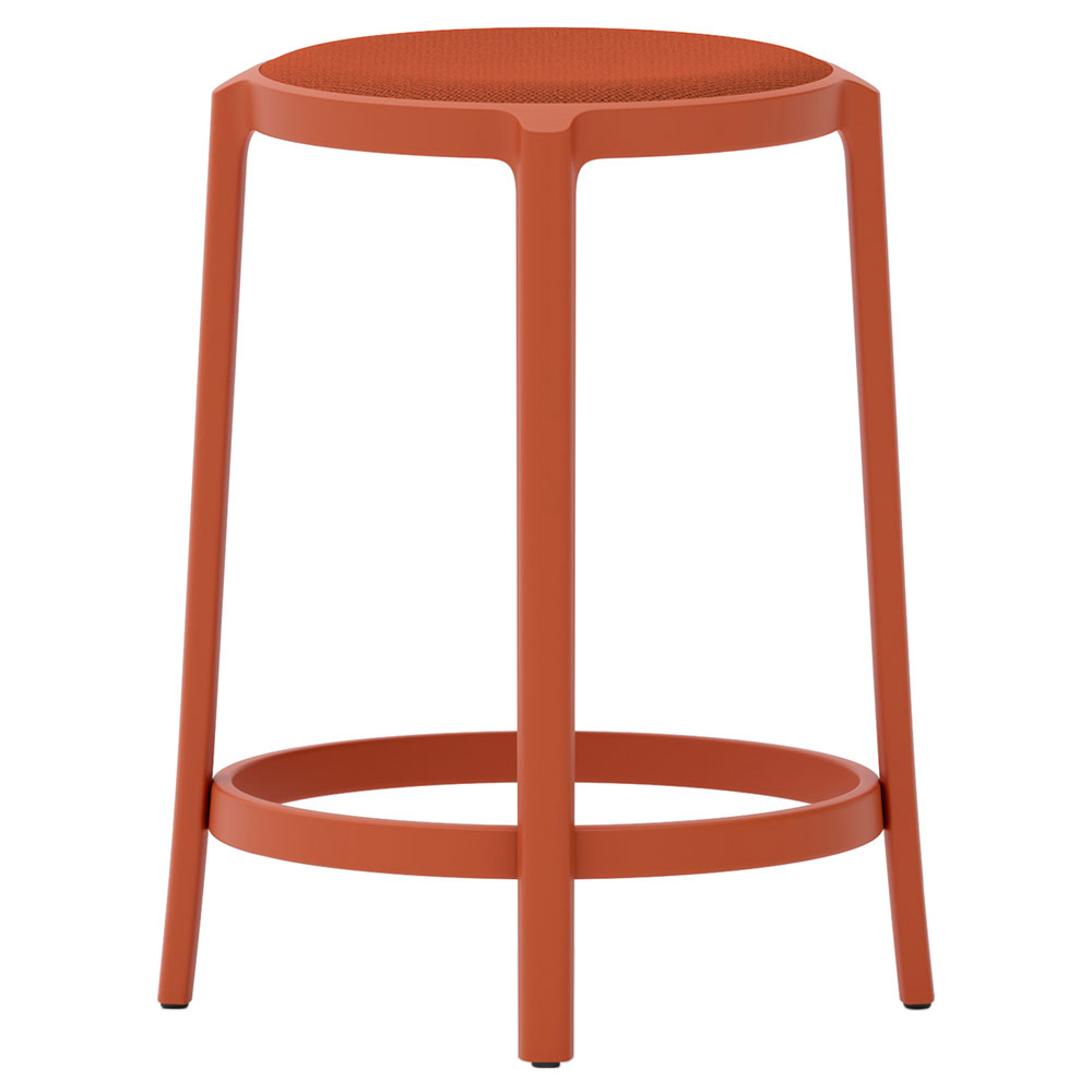 on & on stool upholstered seat
