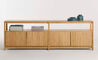open plan long and low bookcase with storage - 7