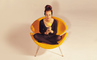 pierre paulin orange slice chair - 8