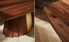 orion dining table all wood base - 5