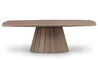 orion dining table all wood base - 1