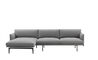 outline sofa with chaise longue - 13