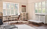 oxford medium back chair with 4-star base - 5