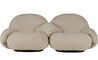 pacha 2 seat sofa with 3 armrests - 1