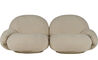 pacha 2 seat sofa with armrests - 1