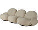 pacha 3 seat sofa with armrests - 2