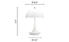 panthella 160 portable table lamp - 24