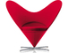 verner panton heart cone chair - 1