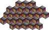 parquet hexagon rug - 1