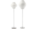 nelson™ pear bubble floor lamp on lotus stand - 2