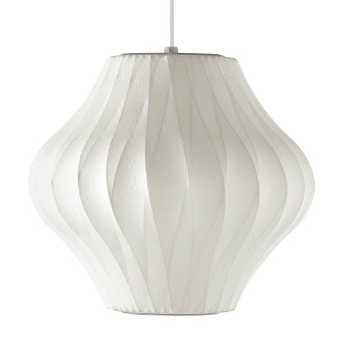 nelson bubble lamp crisscross pear