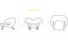 pelican chair without buttons - 50