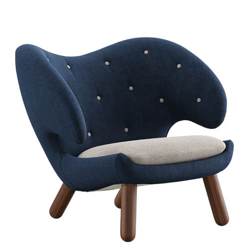 Finn Juhl Pelican Chair with Buttons