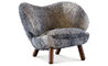 pelican chair with sheepskin - 4
