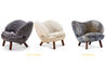 pelican chair with sheepskin - 22