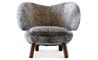 pelican chair with sheepskin - 3