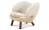 pelican chair with sheepskin - 1