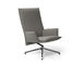 pilot high back lounge chair with upholstered arms - 1