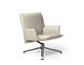 pilot low back lounge chair with upholstered arms - 1