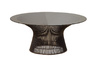 platner 36" bronze coffee table - 1