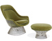 platner easy chair and ottoman - 1