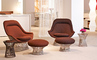 platner easy chair and ottoman - 5