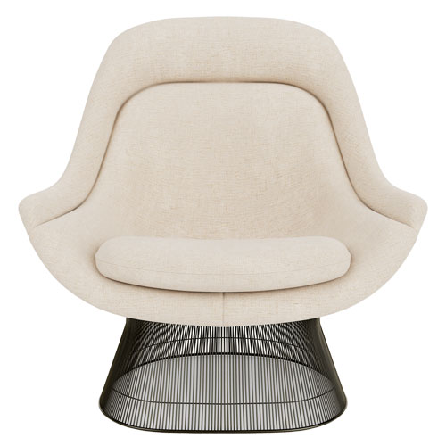 platner metallic bronze easy chair