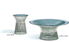 platner nickel coffee table 42.25" dia. - 11