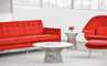 platner nickel coffee table 42.25" dia. - 4