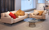platner nickel coffee table 42.25" dia. - 8