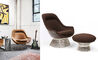 platner polished nickel easy chair - 5