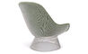 platner polished nickel easy chair - 2