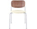 portrait side chair with upholstered seat - 2