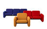 ray wilkes two seat chiclet sofa - 7