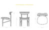 reading chair with upholstered seat - 24