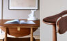 reading chair with upholstered seat - 22