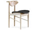 reading chair with upholstered seat - 3