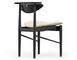 reading chair with upholstered seat - 2