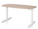 renew sit-to-stand oval t-foot table - 1