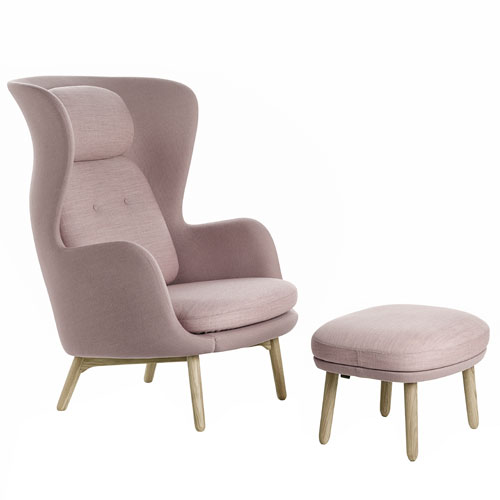 ro lounge chair and ottoman