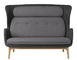 ro™ sofa with wood base - 1