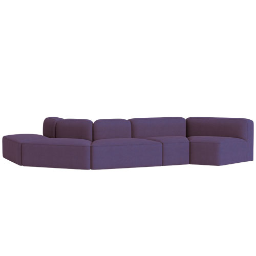 Rope Sofa 5-Seater Curved