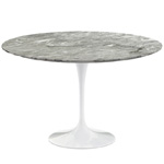 saarinen dining table grey marble  - Knoll