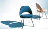 saarinen executive side chair with metal legs - 7