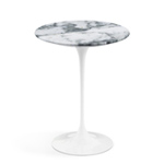 saarinen side table arabescato marble  - 