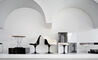 saarinen black tulip arm chair - 8